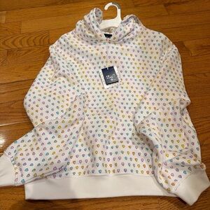 Roller Rabbit Multicolor Heart Print Hoodie